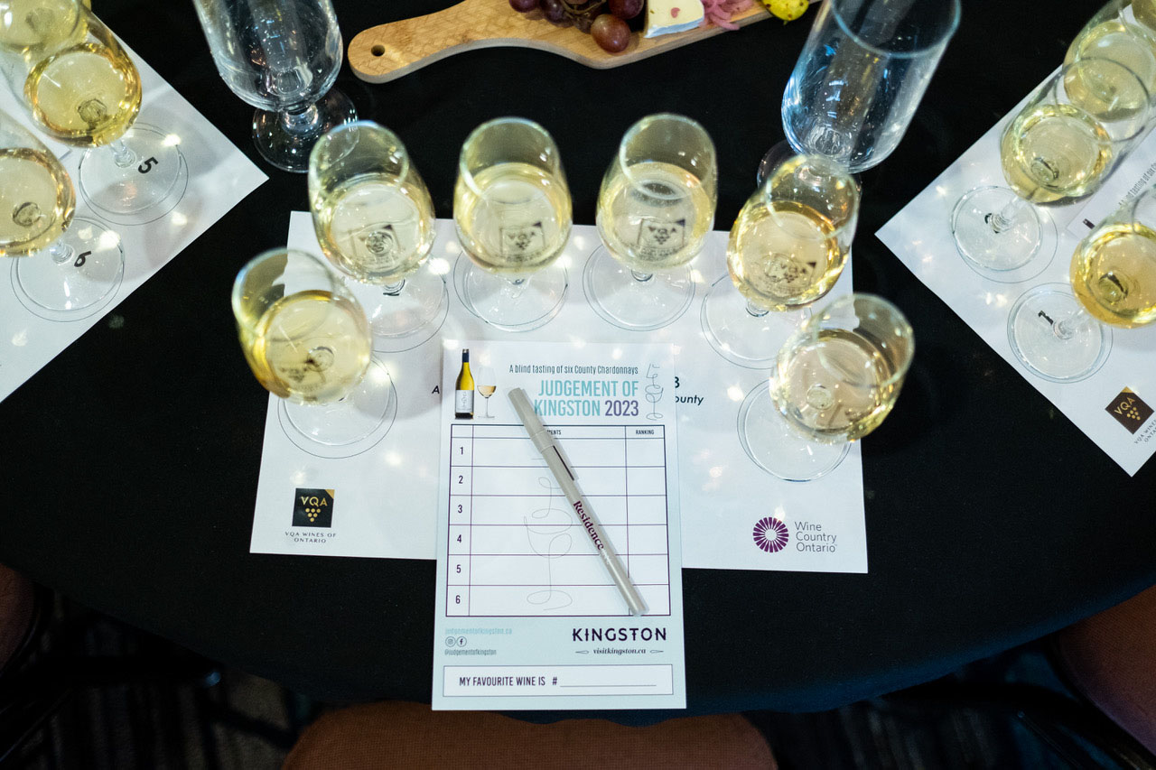 JOK 2023 Event Poster showing Chardonnays