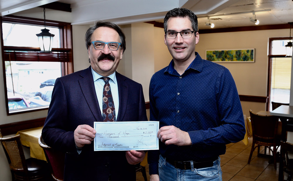 JoK 2019 donation cheque