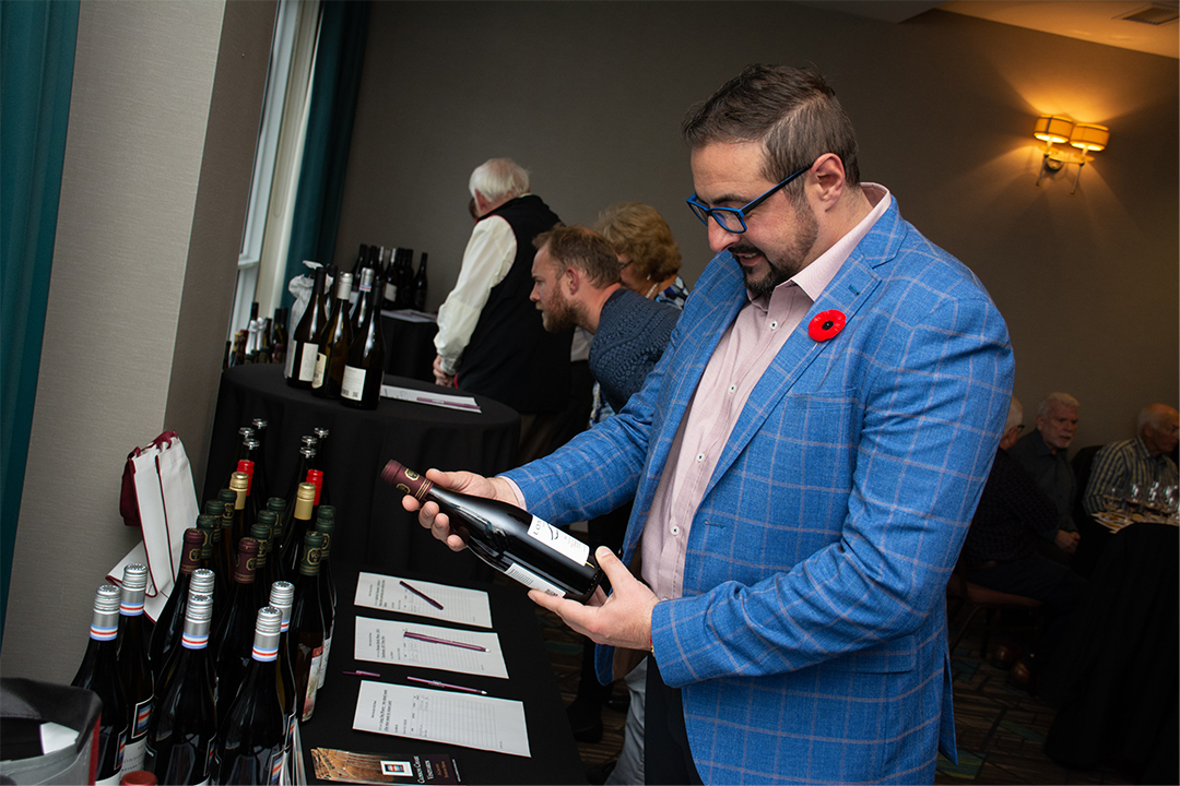 Guests browsing silent auction items 2019