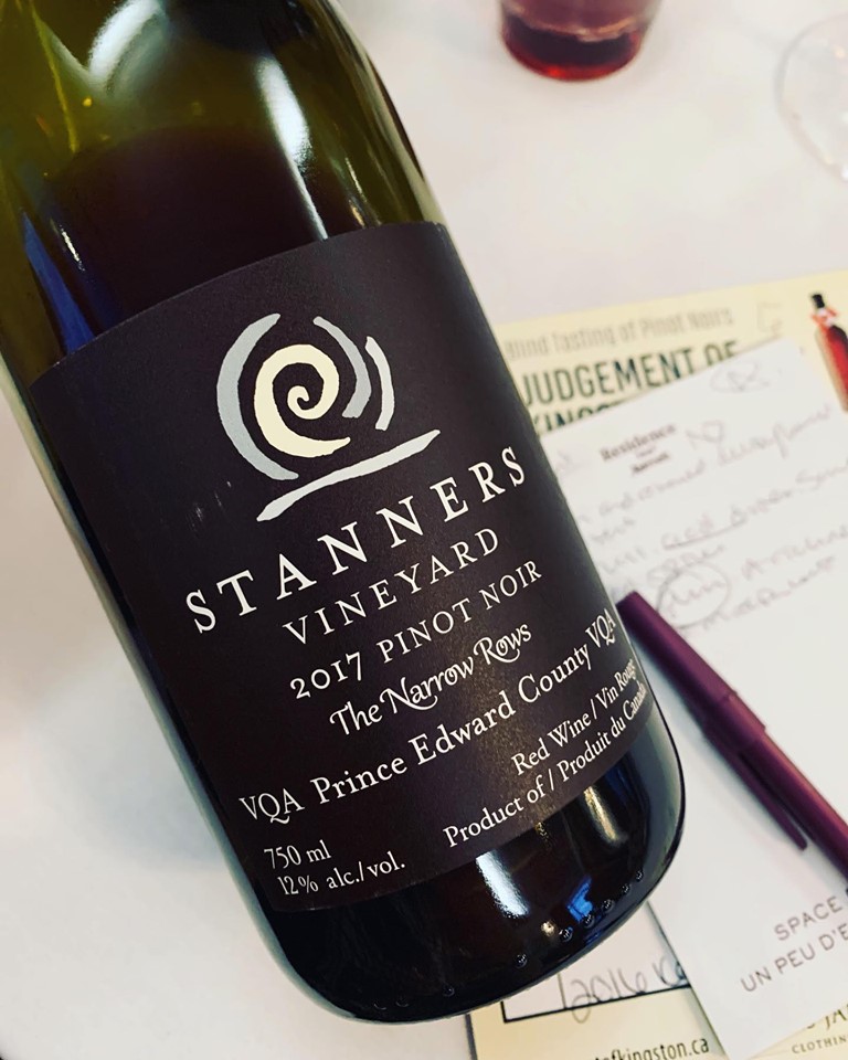 Stanners Vineyard 2017 The Narrow Rows Pinot Noir bottle